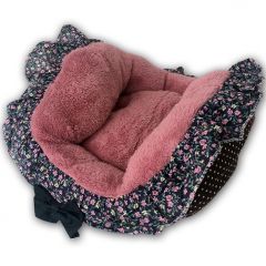 Dog Bed | Cat Bed | Rose Flower Frill