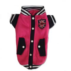 Dog Clothes | Pink Basketball Jacket | Jacket for Dogs 