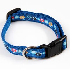 Color Paws blue collar for dogs and cats!