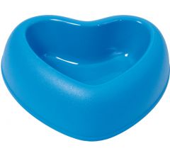 Dog's and Cat's food bowl,Heart Shaped Amore Blue, DiivaDog