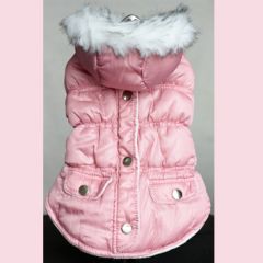 Dog Quilted jacket | Light pink dream | Lightweight and warm | DiivaDog.com