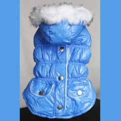 Dog Quilted jacket | Light blue dream | Lightweight and warm | DiivaDog.com
