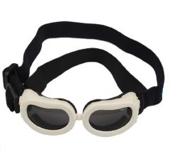 Goggles for dogs Black White | Size S