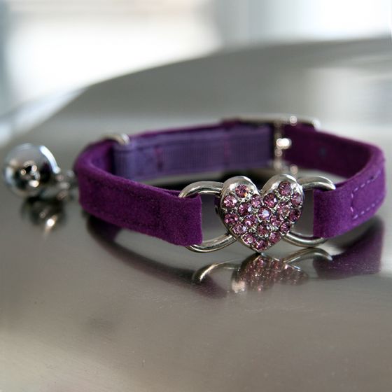 Lilac cat collar deals