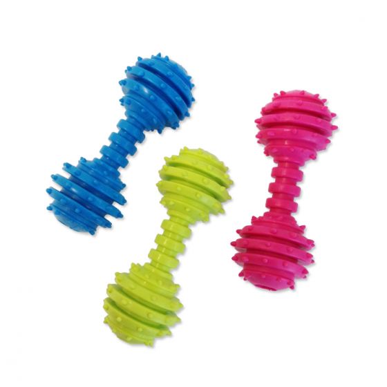 Dog Toy Dumbbell Natural Rubber
