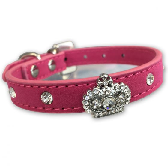 Pink dog best sale collar with diamonds