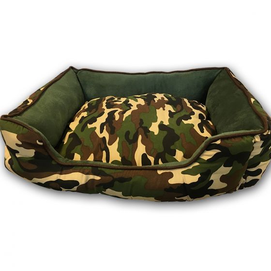 Camo dog shop bed