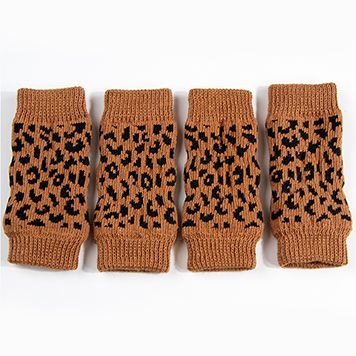 Dog's leggings, Brown leopard