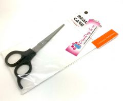 Trimming scissors | With black handle | 16cm