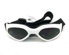 Goggles for the dog White Print | Size: M
