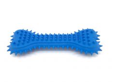 Knob toy with blue bone | Natural rubber