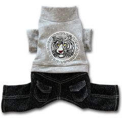 Dog Overalls | Tiger Student | Overalls for Dogs