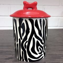 Handmade Snack Jar | Zebra