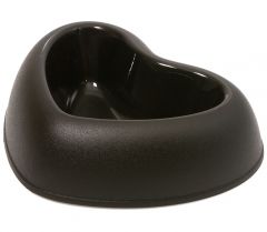 Dog's and Cat's food bowl | Heart Shaped Amore Black, DiivaDog
