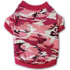 Dog T-Shirt Camo Pink Off-Road | DiivaDog