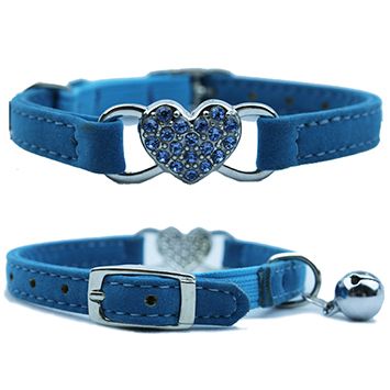 light blue cat collar