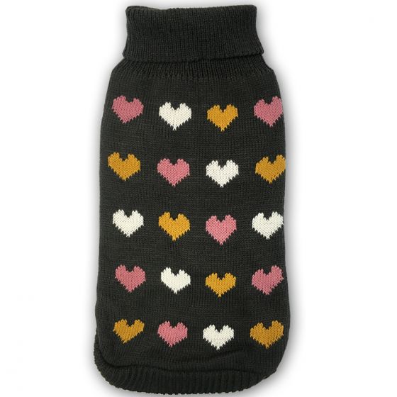 Pet Clothes Dog Sweater All Hearts Dog Pullower Jumper Dogs Diivadog Com