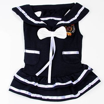 Dog Clothes Dog Dress Sailor Girl Diivadog Com