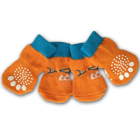 orange toddler socks
