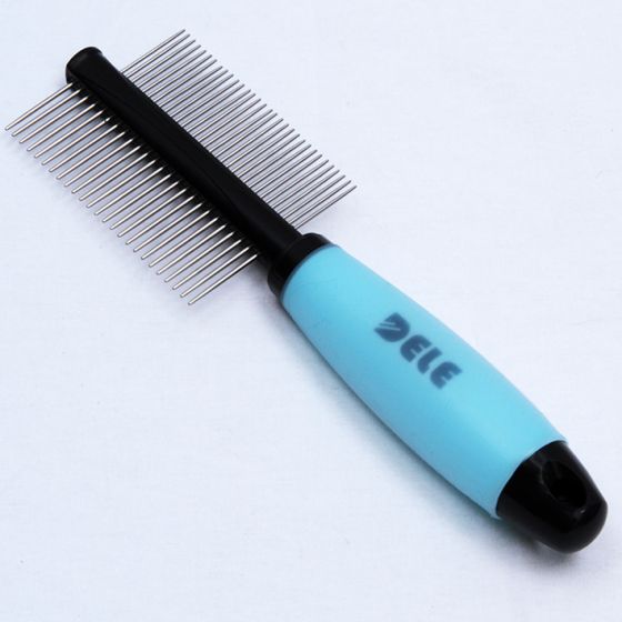 double sided dog comb